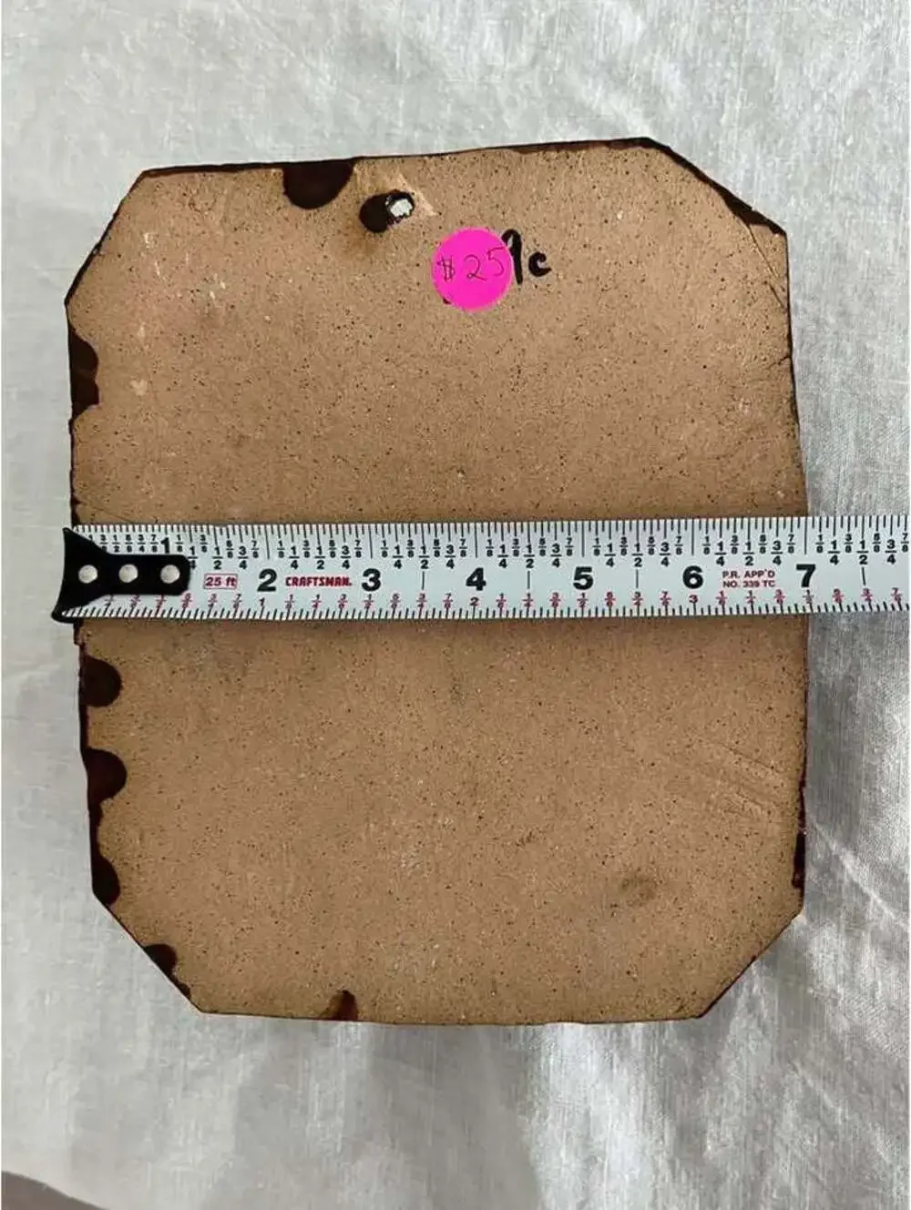 folk art ceramic wall pocket